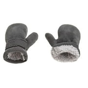 BOOMNY Children Mitten Gloves Soft And Flannel With Closure Trendy Toddler Baby Dailywear